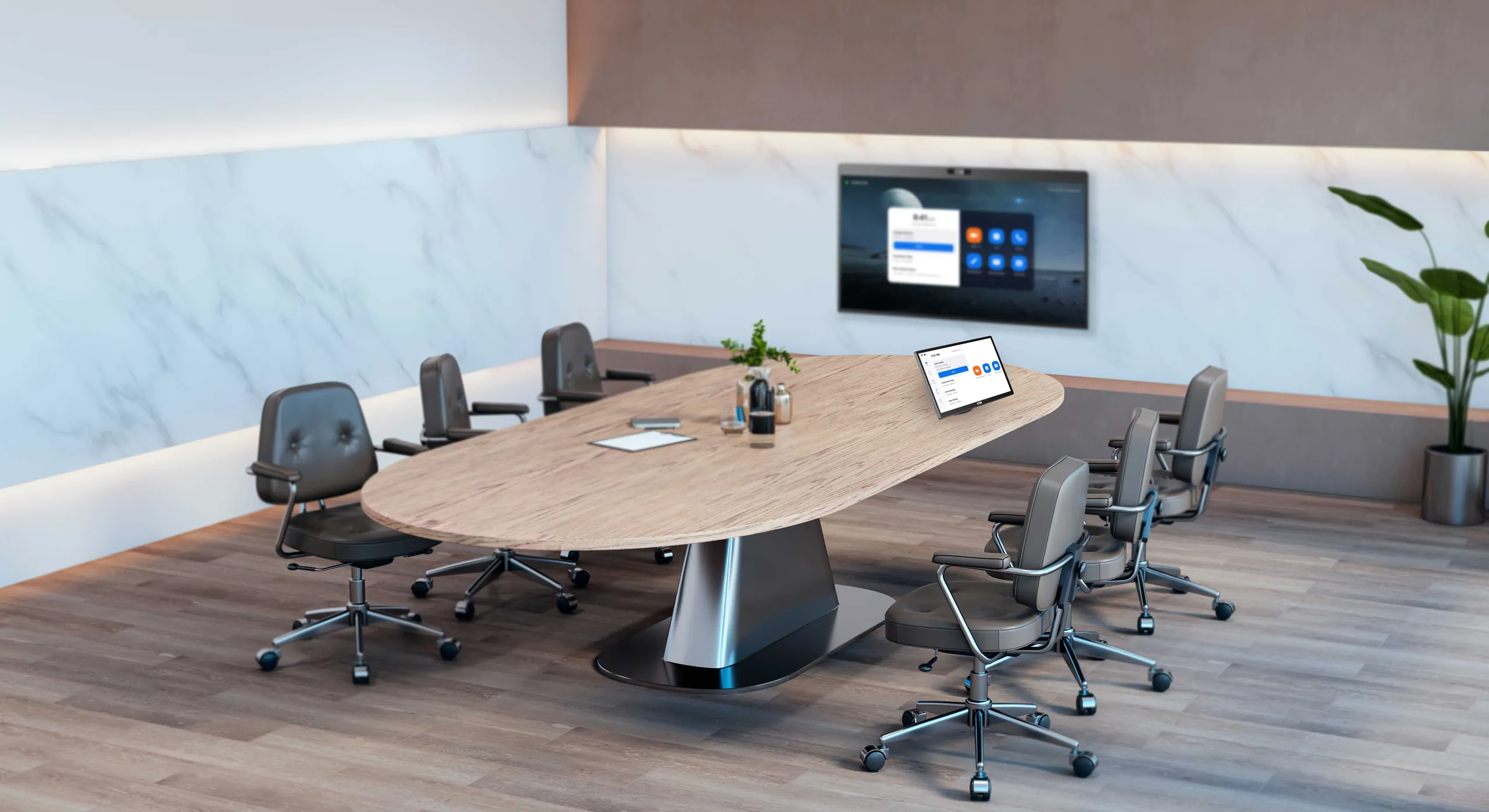 Conference room with DTEN system