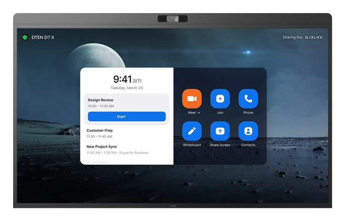 DTEN D7X 75 Microsoft Teams Rooms all-in-one display