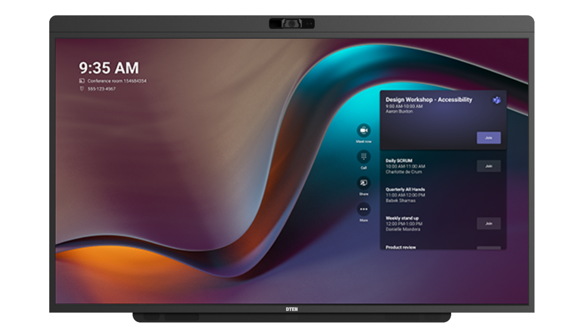 DTEN D7X AI w MTR UI