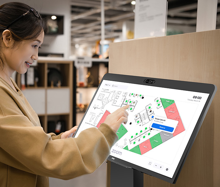 D7X 27 KIOSK workspace reservation